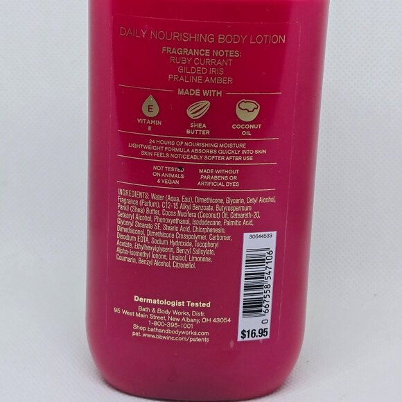 NWT BBW TRIO 8 OZ BODY LOTION PURE WONDER, LUMINOUS & FROSTED COCONUT SNOWBALL - Picture 3 of 5